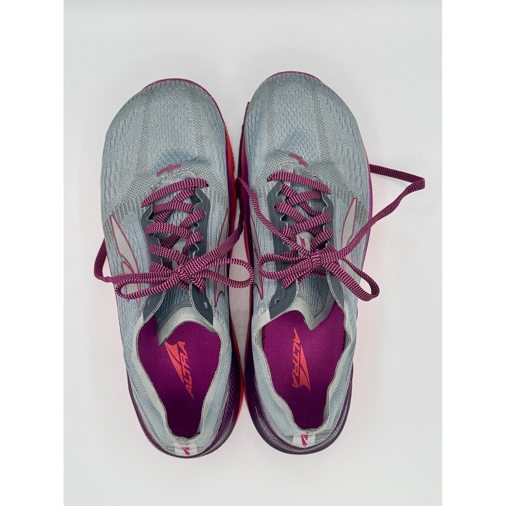 Altra Duo 1.5 Womens 9 Running Shoes Grey Purple Coral ALW1938F007